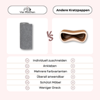 Schützende Katzen Kratzpappe